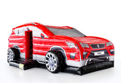 SEAT - Castillo hinchable de coche rojo